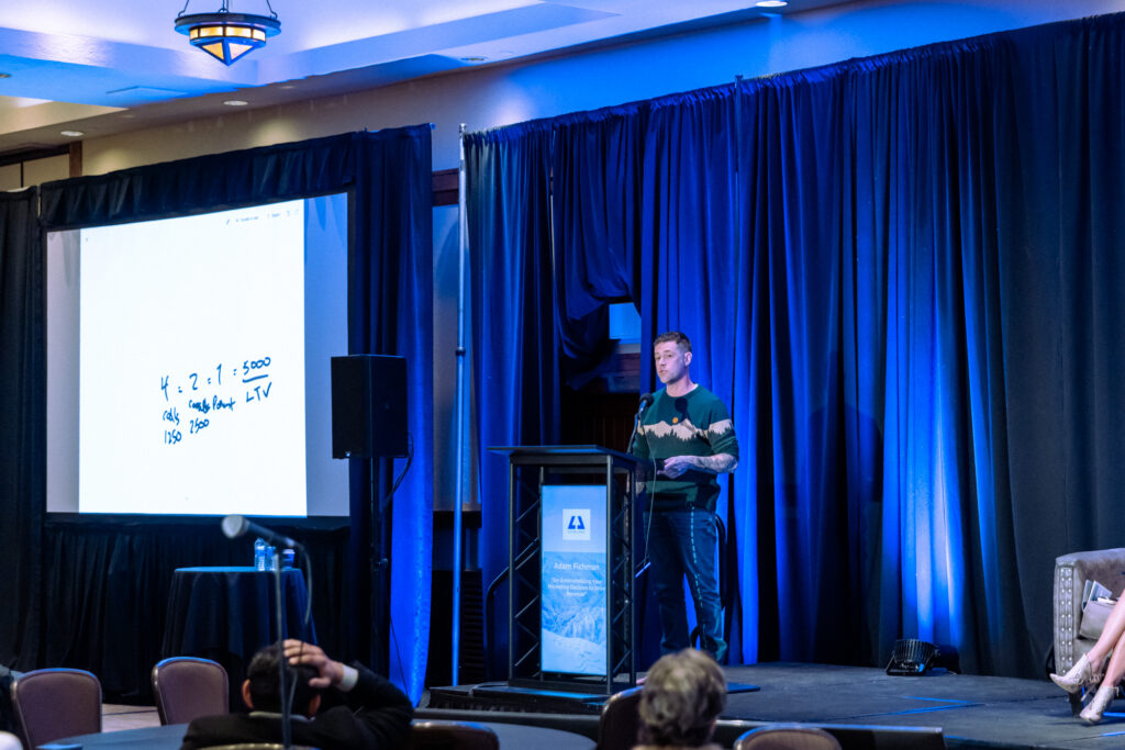 Adam Fichman gives a talk at a medical spa convention. His tips and experience can help your private practice stand out.